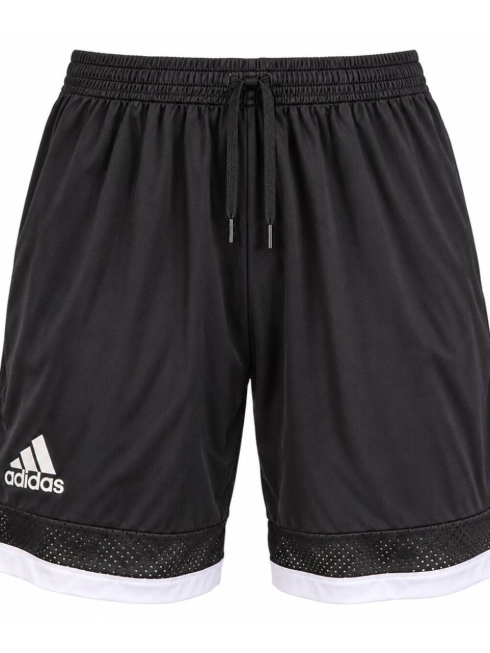 Men's Adidas Black & White Basketball Athletic Shorts